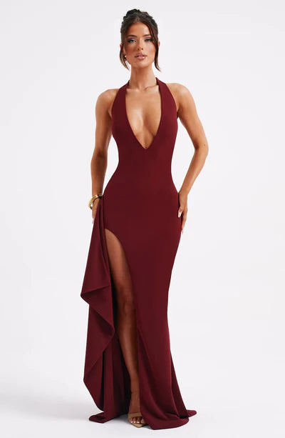 Scarlet Elegance Dress